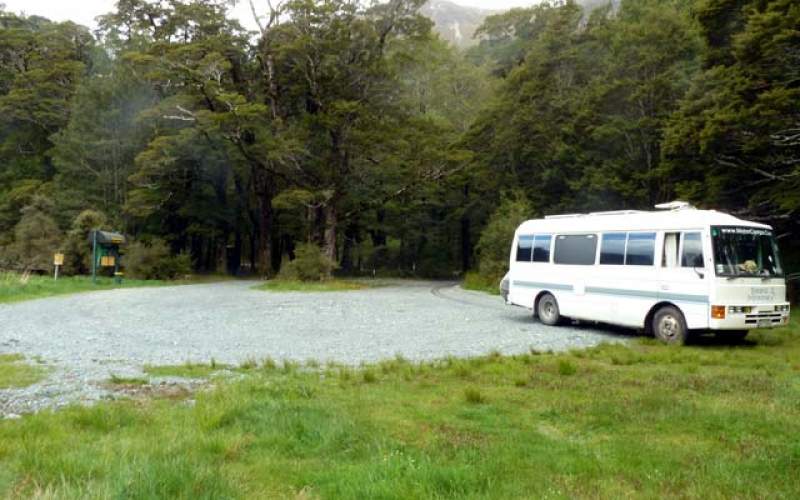 Upper Eglinton Campsite Freedom/Basic Camp New Zealand